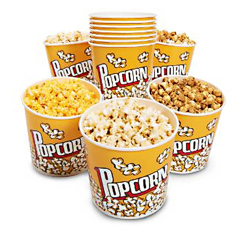 Novelty Place Plastic Popcorn Containers for Movie Night Wayfair Canada